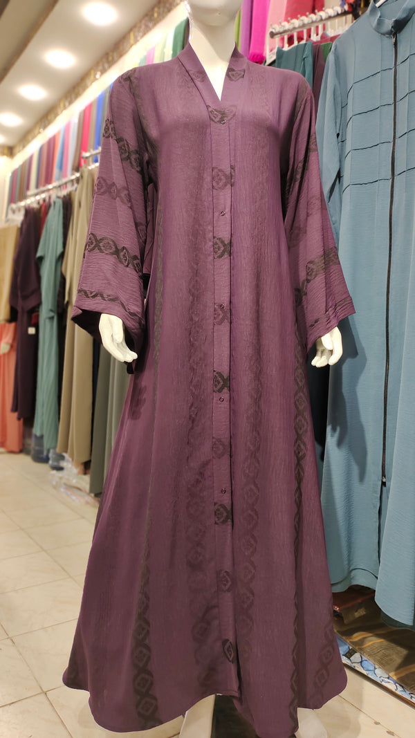 CEY Exclusive Front Open Abaya