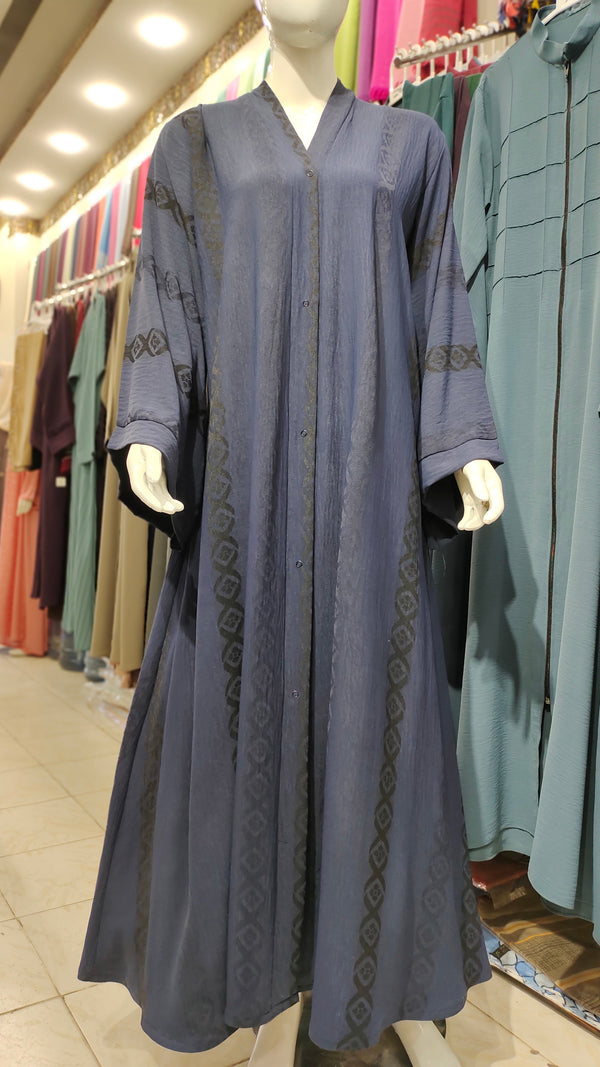 CEY Exclusive Front Open Abaya