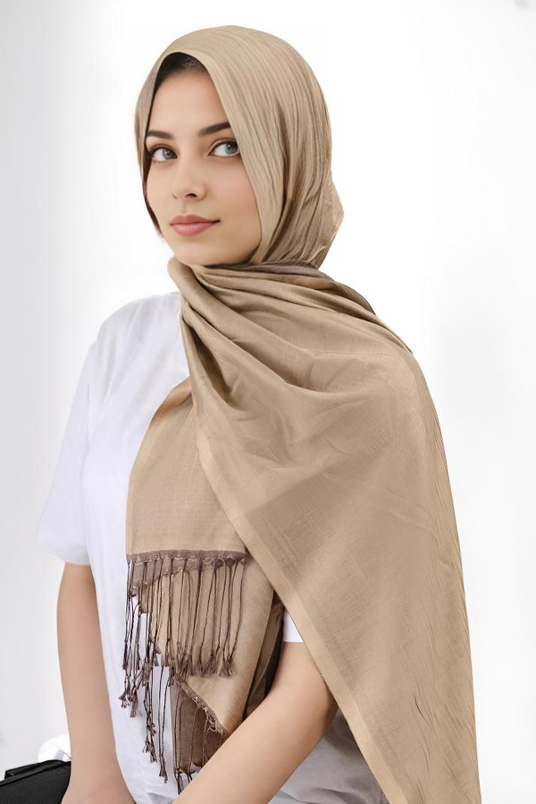 Florence Scarf | Camel Brown