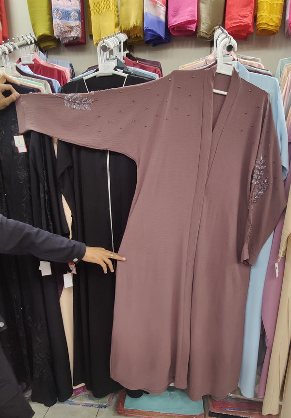 CEY Handwork Front Open Fancy Abaya