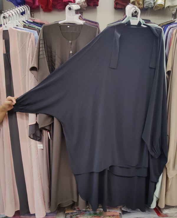 Khimaar/Jilbaab 3 Pcs Set Maxi Abaya
